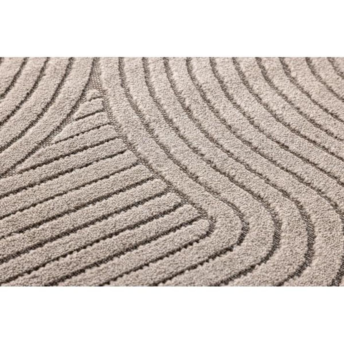 Paris Prix Tapis Déco  Vince Solar  160x230cm Marron