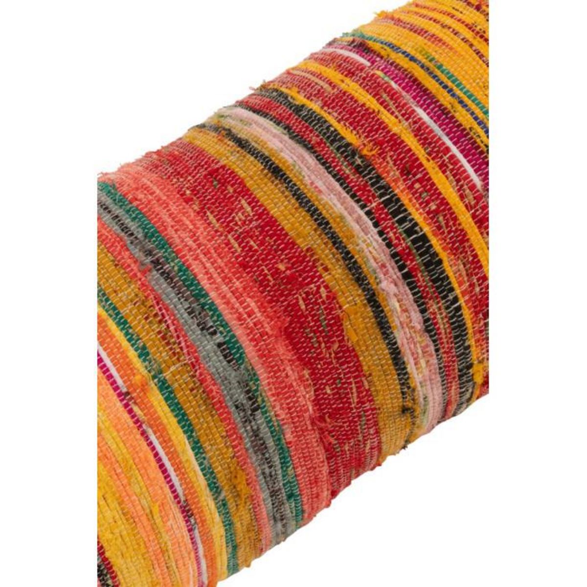 Paris Prix Coussin Traversin Déco  Chindi  30x80cm Multicolore