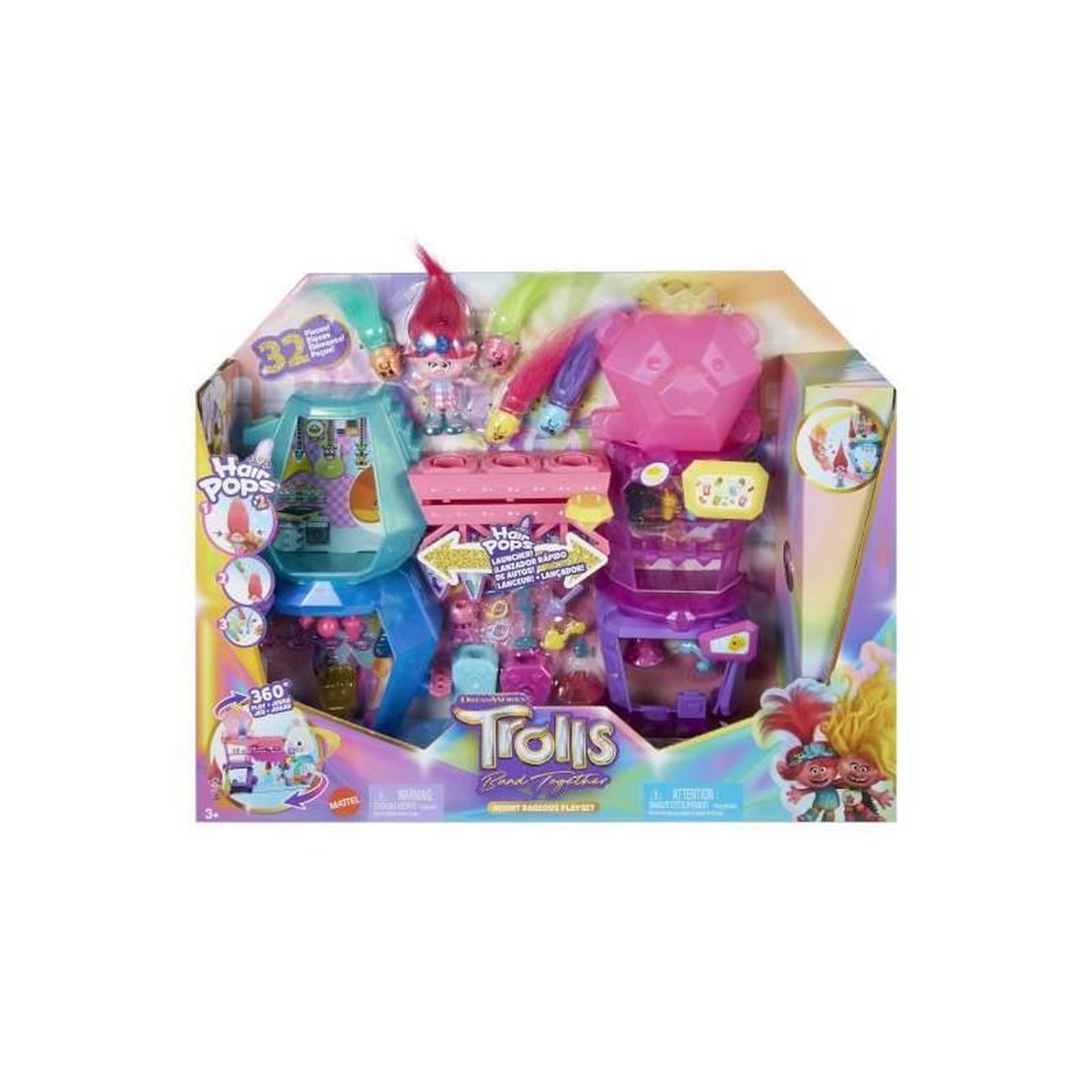 MATTEL COFFRET CLUB DE CRISTAL - MATTEL - HNF24 - POUPEE MANNEQUIN TROLLS