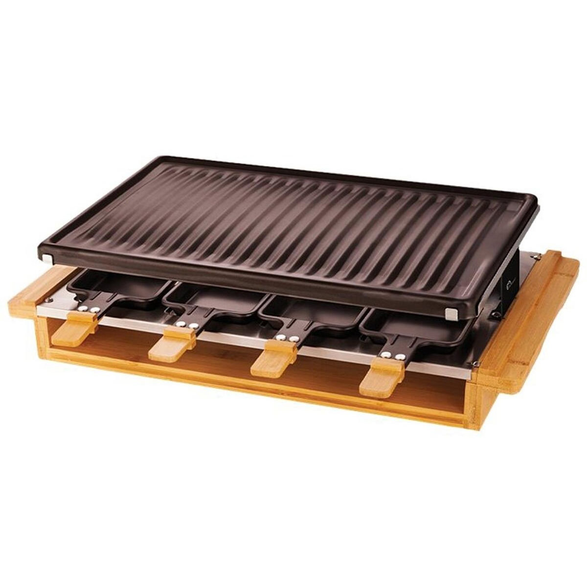 LITTLE BALANCE Appareil à raclette 8 personnes 1200w bois - 8501
