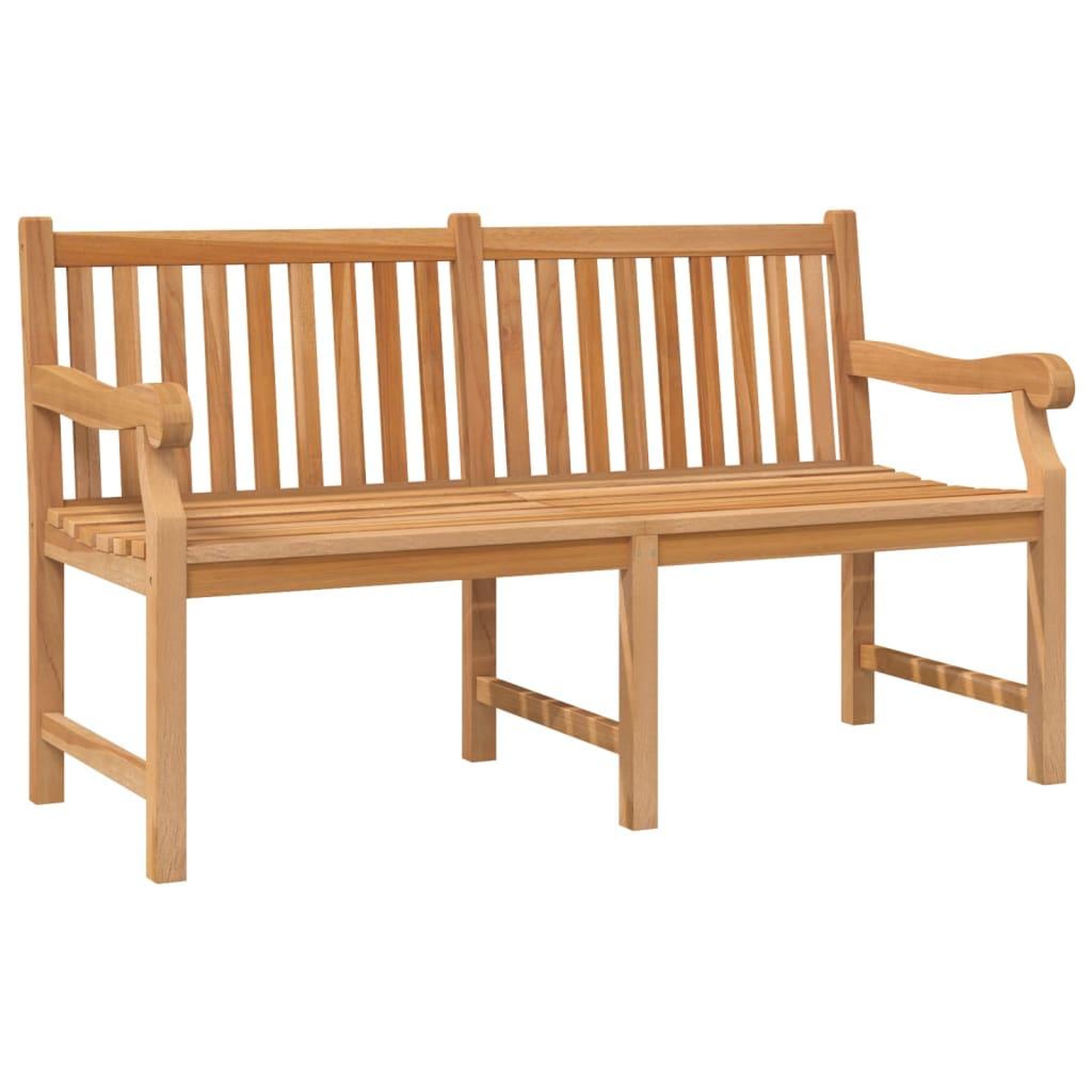 Voir la diapositive 2 : VIDAXL Banc de jardin 150 cm bois de teck massif