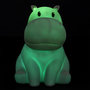 Voir la diapositive 6 : Paris Prix Lampe Veilleuse Enfant Led  Hippopotame  16cm Gris