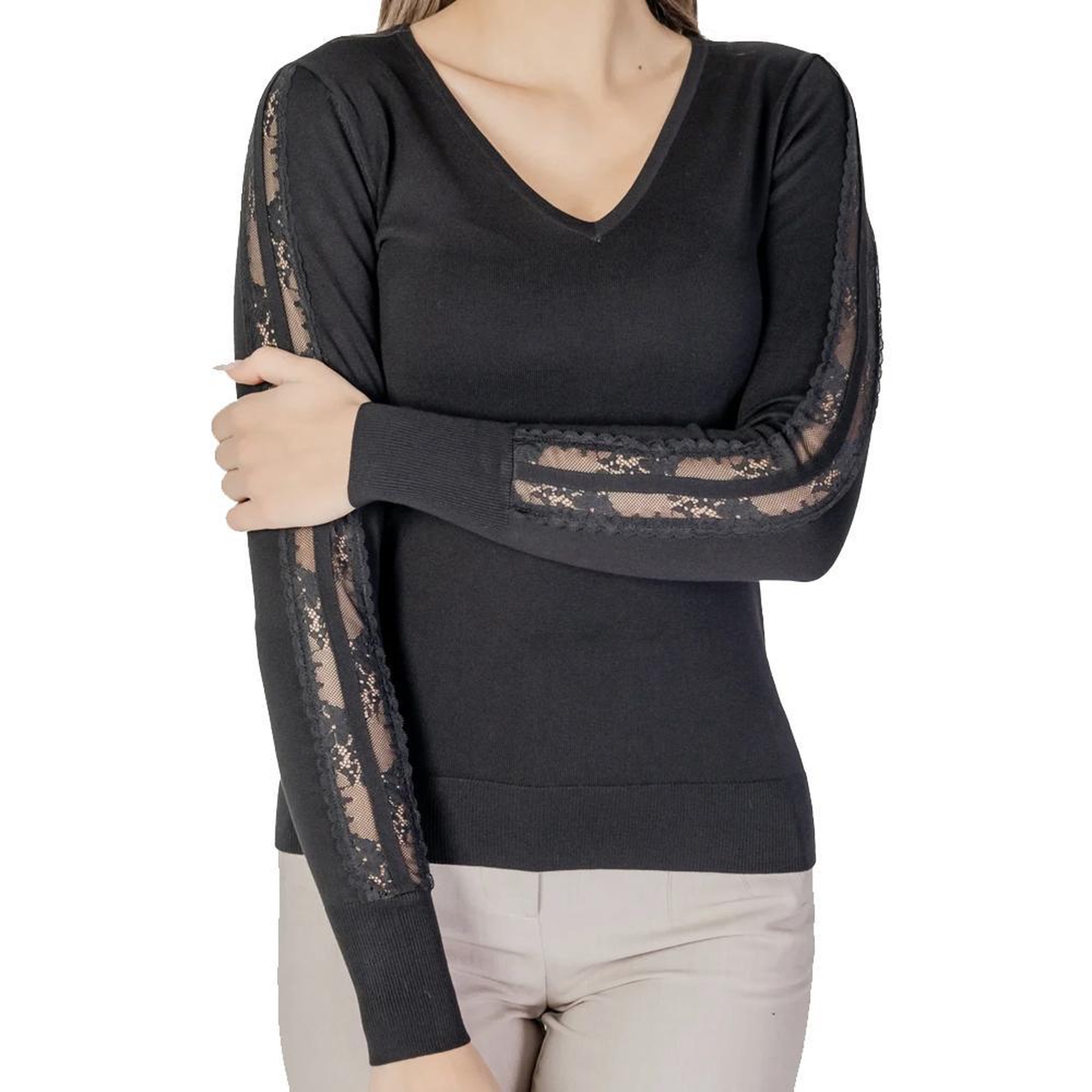 Voir la diapositive 1 : MORGAN Pull Noir Femme Morgan  MIELO