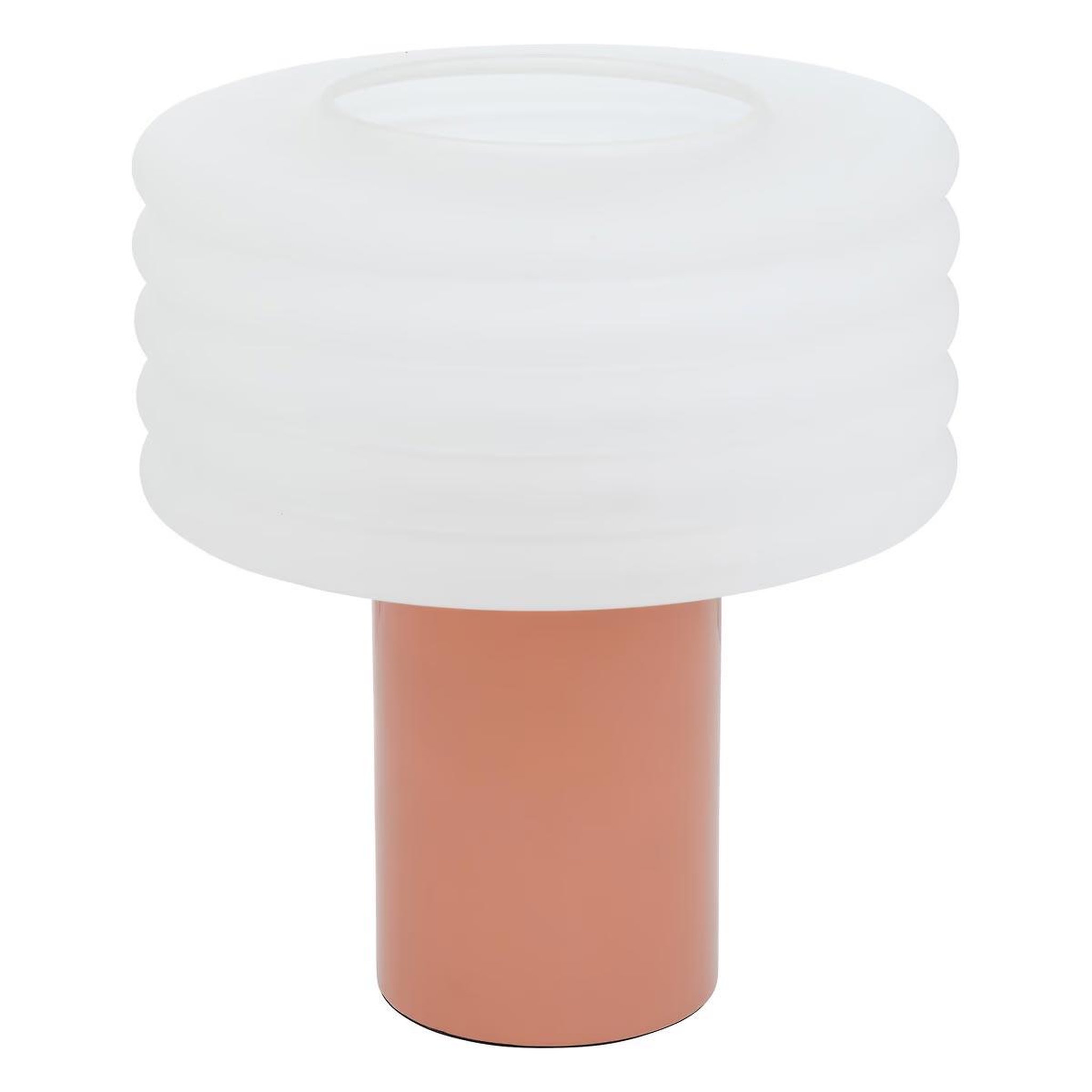 ATMOSPHERA Lampe à poser en verre  asti  36cm rose