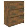 Voir la diapositive 2 : VIDAXL Buffet Chêne fumé 60x35x76 cm Bois d ingénierie