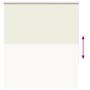 Voir la diapositive 5 : VIDAXL Store enrouleur occultant blanc casse largeur du tissu 121,6 cm
