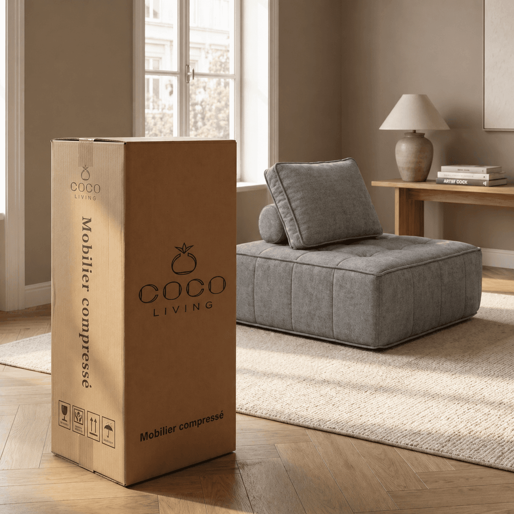 Voir la diapositive 3 : COCO LIVING Coco Living Fauteuil Zen