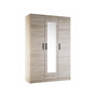 Voir la diapositive 1 : BEST MOBILIER Hayato - armoire - effet bois - 135 cm