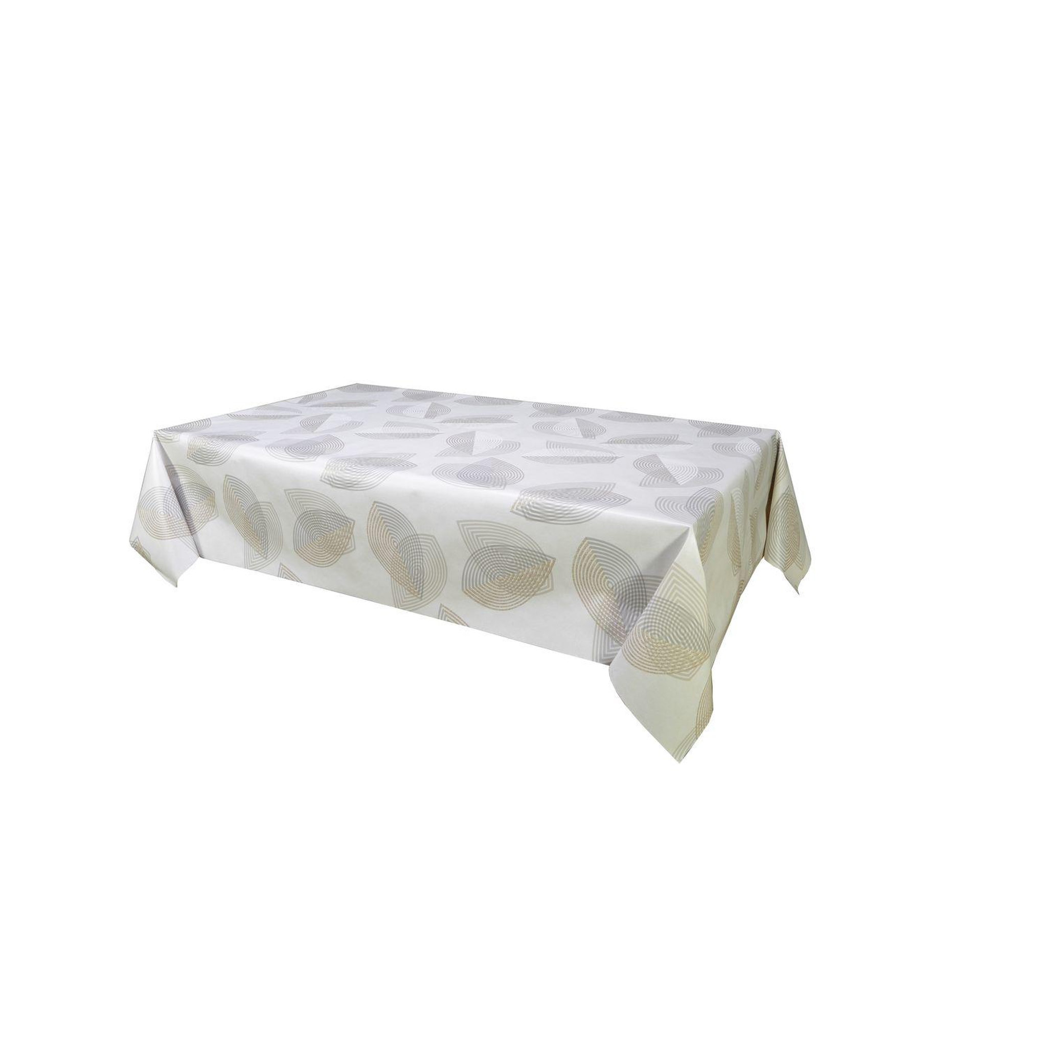 HABITABLE Toile cirée baleo - 140 x 250 cm - ecru