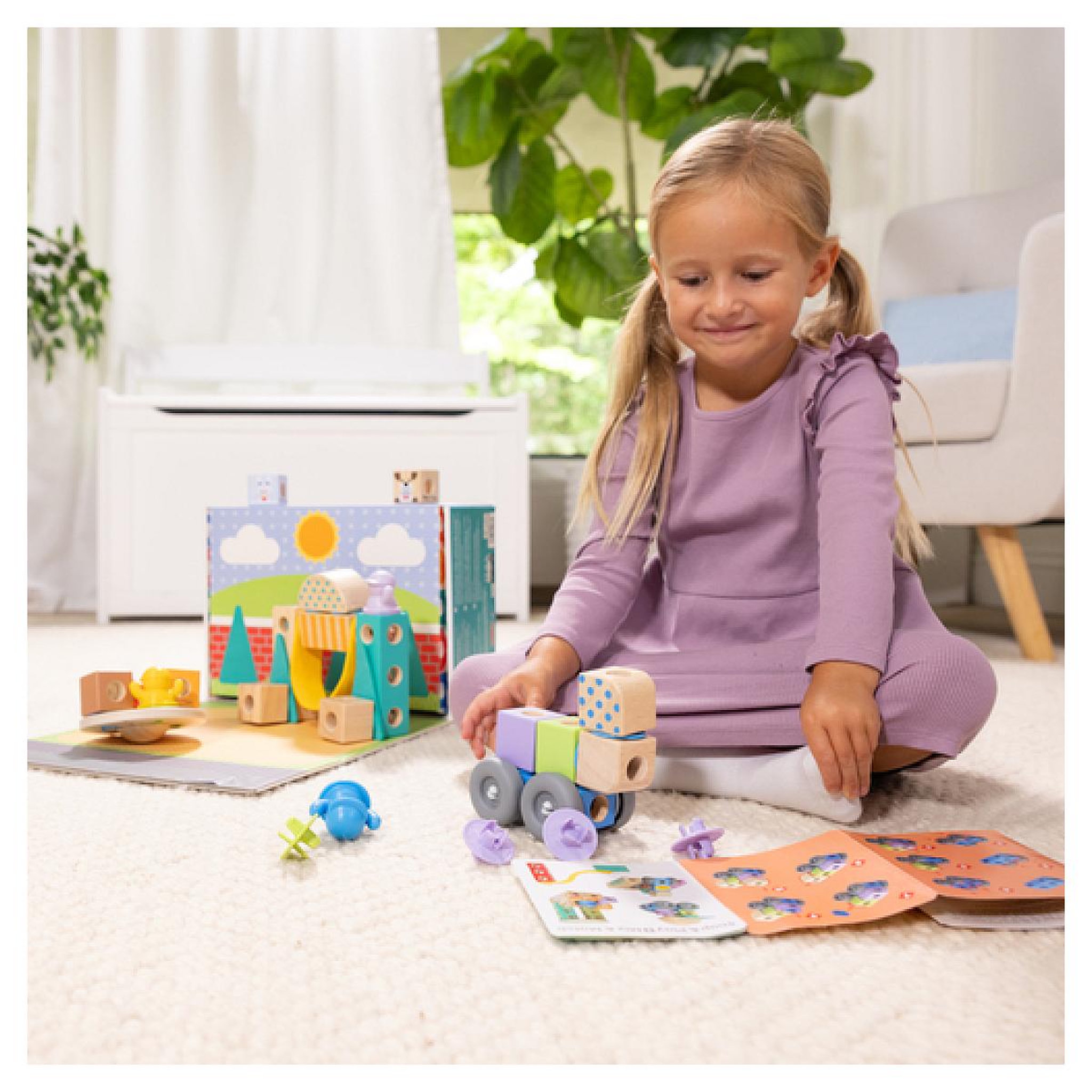 Voir la diapositive 3 : SpinMaster Melissa  and  Doug LA VILLE - 73 PIÈCES - BLOCKABLES