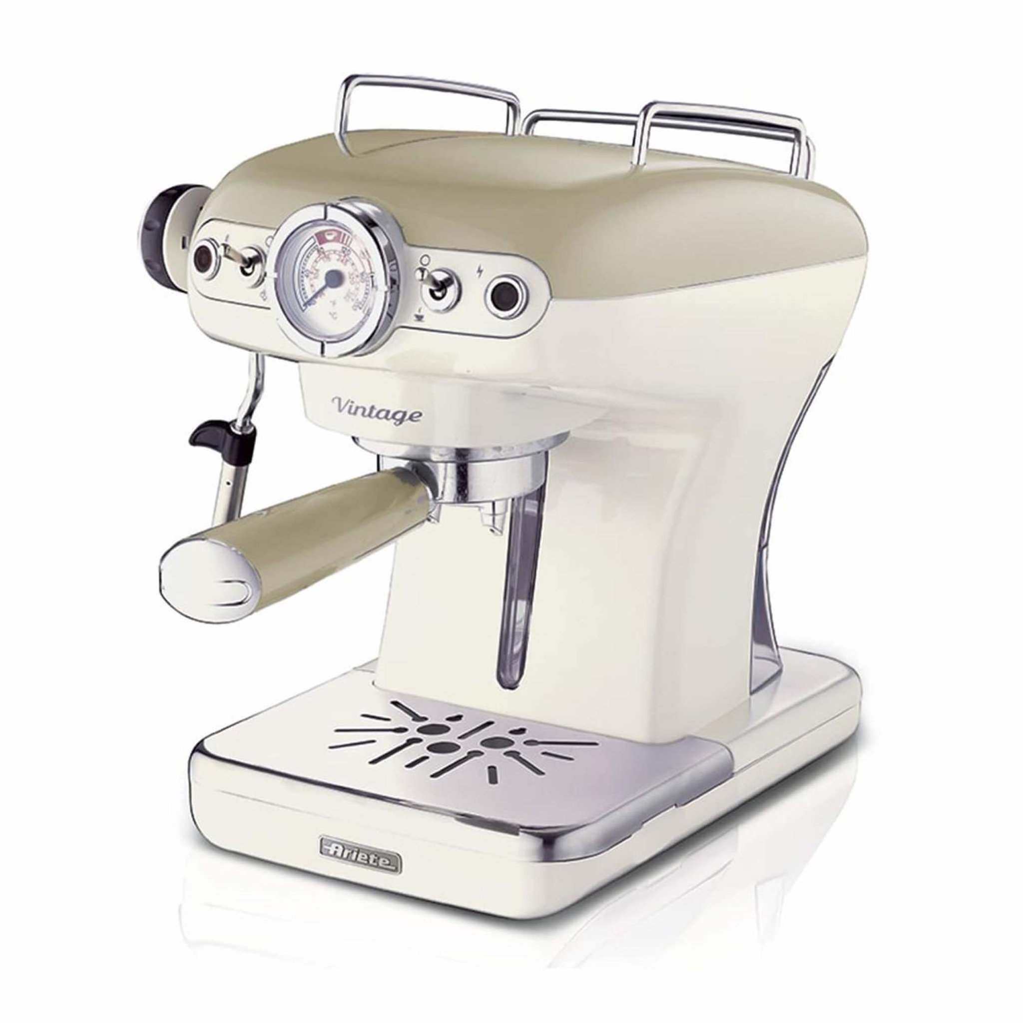 Voir la diapositive 2 : ARIETE Machine à expresso sur pied ariete 1389 0,9 l beige
