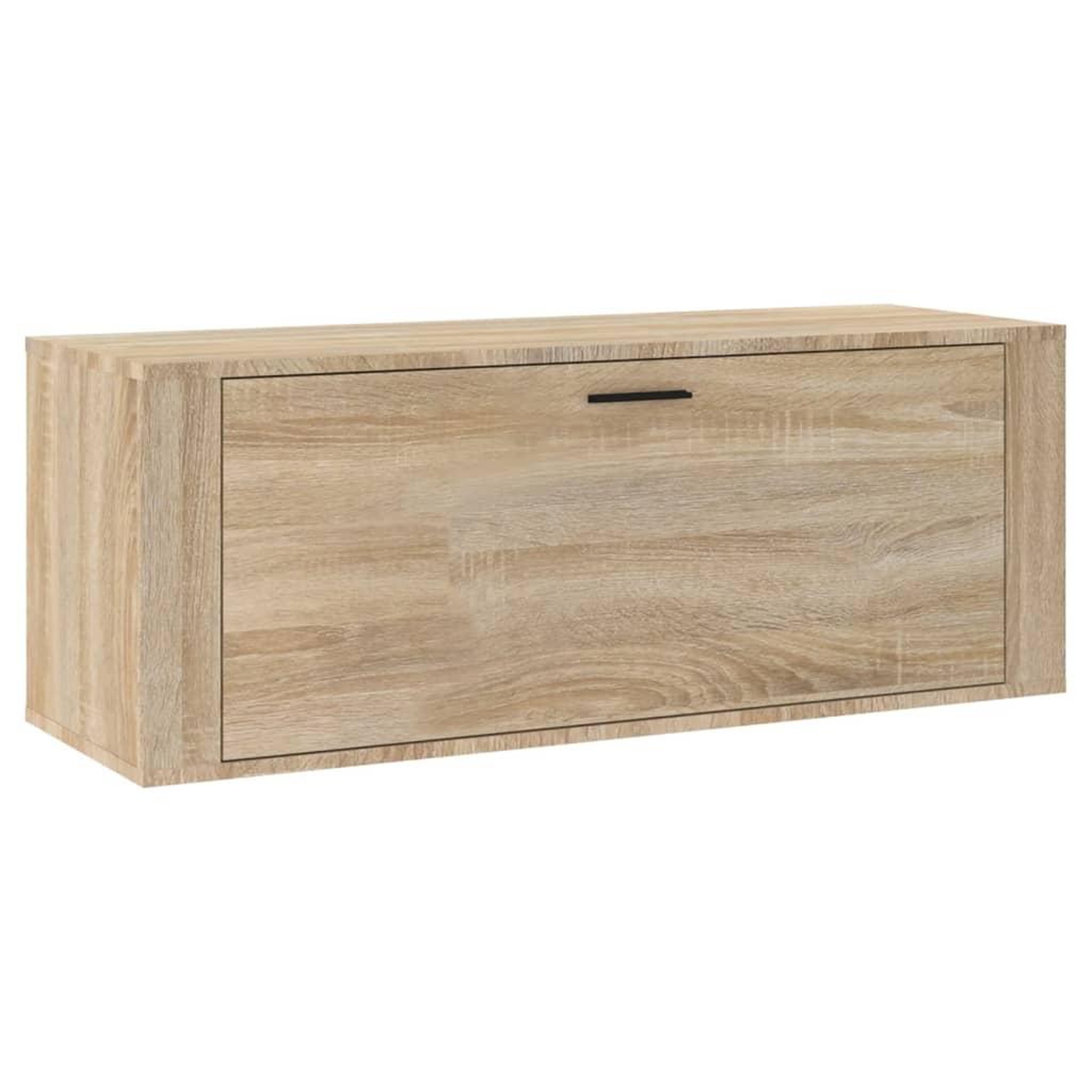 Voir la diapositive 2 : VIDAXL Armoire a chaussures murale Chene sonoma 100x35x38 cm