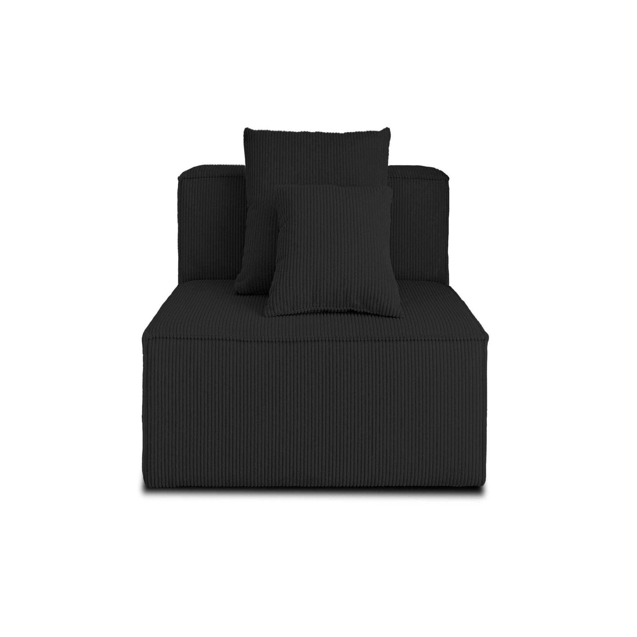 Voir la diapositive 5 : LISA DESIGN Colombine - module d'assise - en velours côtelé