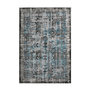 Voir la diapositive 1 : Paris Prix Tapis Imprimé Oriental à Poils Courts  Ariya  Bleu