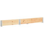 Voir la diapositive 4 : VIDAXL Jardiniere surelevee 80x120 cm Bois de pin solide
