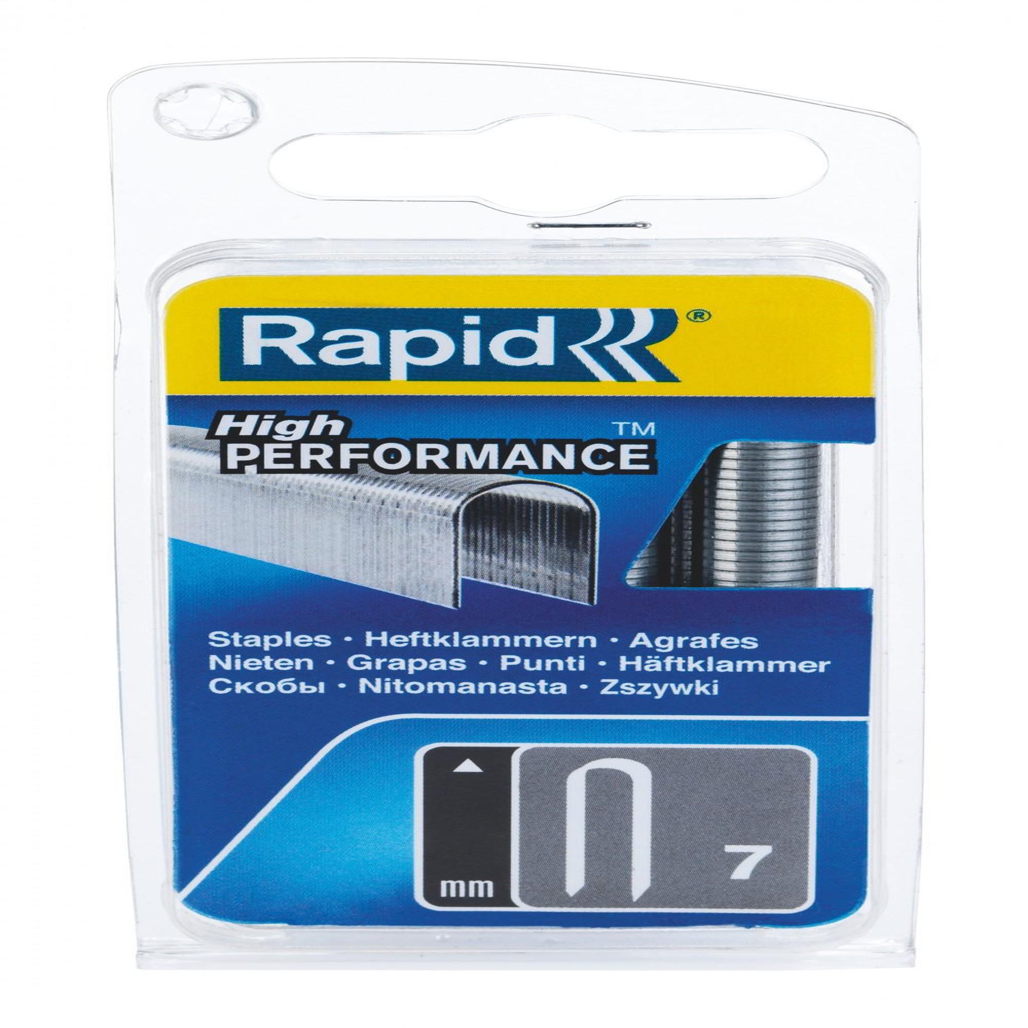 Rapid Lot de 960 cavaliers fil plat RAPID 7, 14 mm