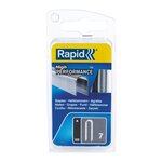 Rapid Lot de 960 cavaliers fil plat RAPID 7, 14 mm