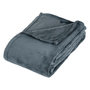 Voir la diapositive 1 : ATMOSPHERA Plaid Polaire  Microfibre  125x150cm Bleu Orage
