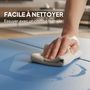 Voir la diapositive 6 : HOMCOM Tapis de gym yoga fitness pliable - poignée - revêtement synthétique - bleu