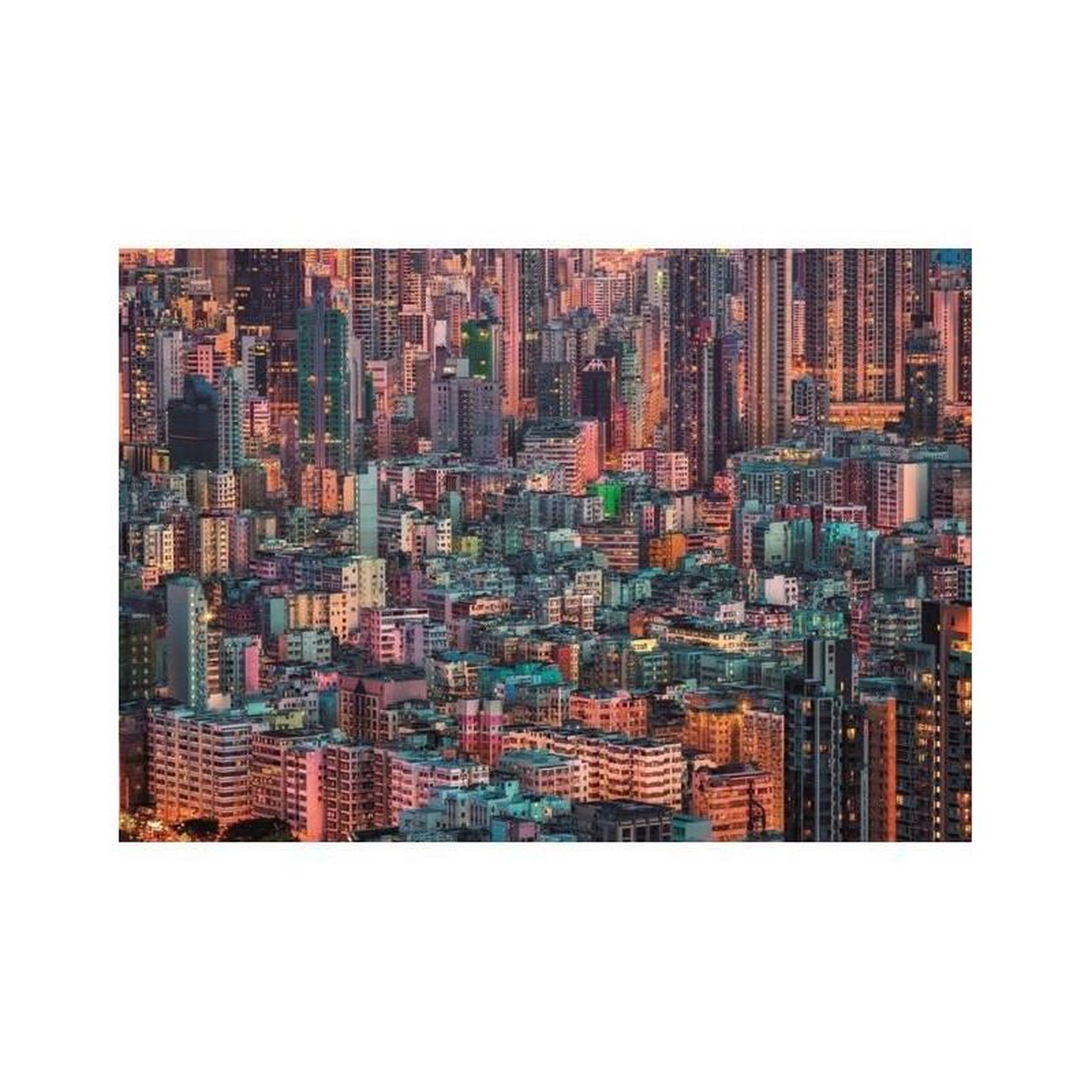 Voir la diapositive 2 : CLEMENTONI Puzzle 1500 pièces Hong-Kong The Hive – Clementoni – Adulte – Compact