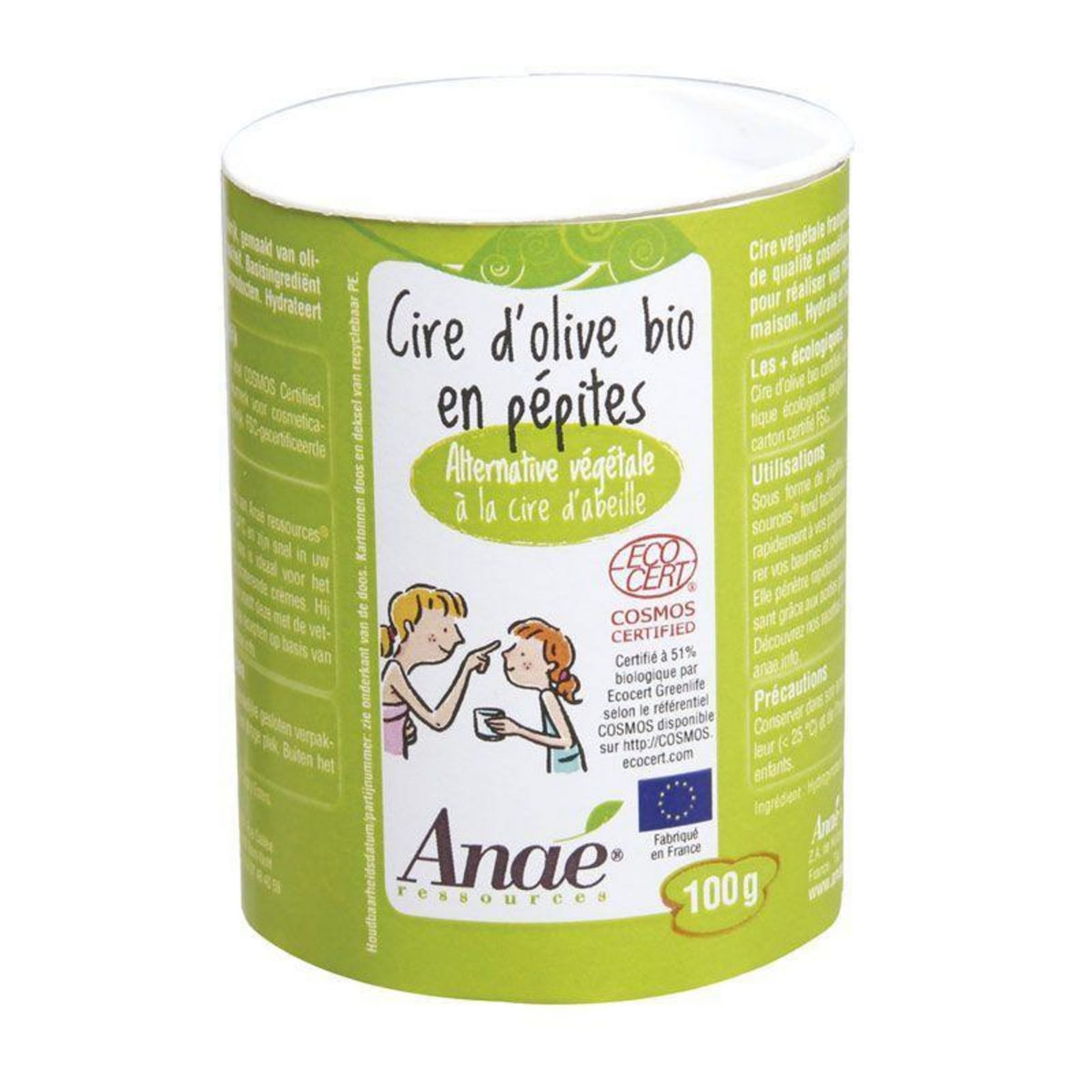 ANAÉ Cire d'olive bio en pépites - 100 g