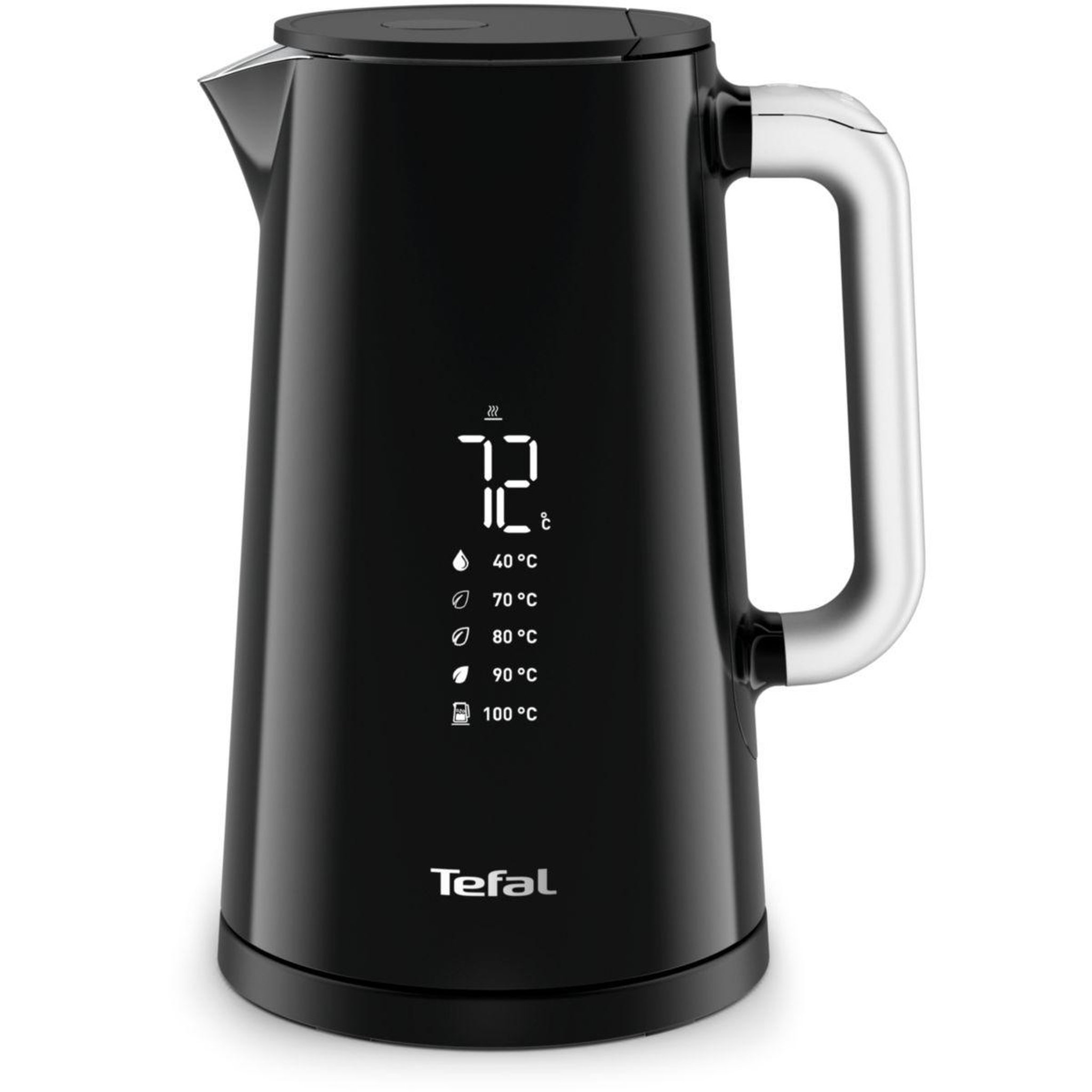 Voir la diapositive 2 : TEFAL Bouilloire à température réglable ko850810 écran digital sélection temp