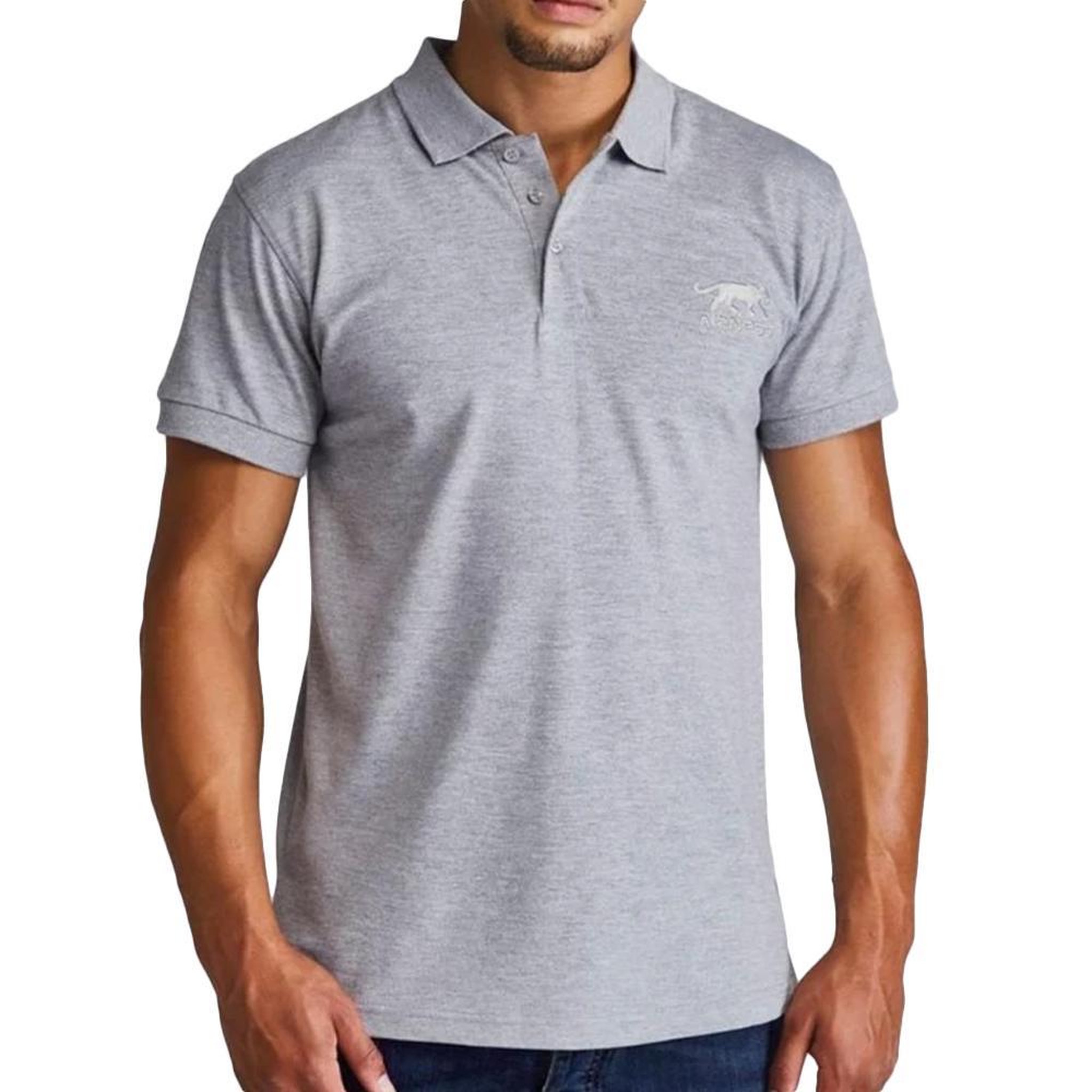 Airness Polo Gris Homme Airness Predator. Coloris disponibles : Gris