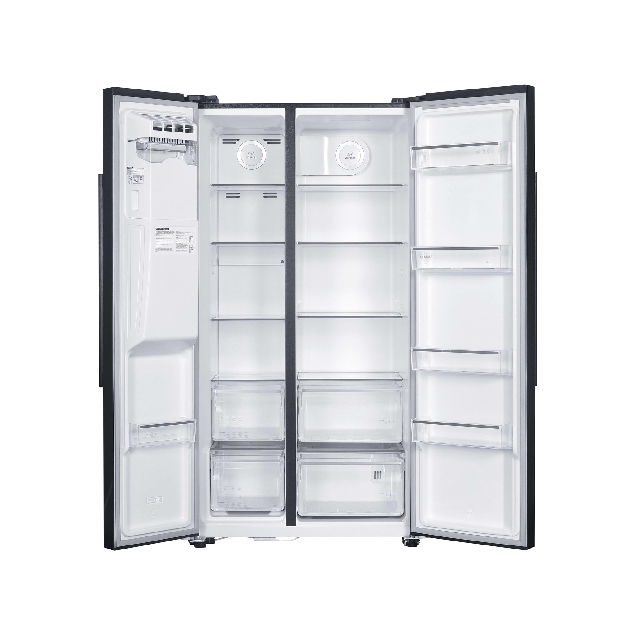 Voir la diapositive 5 : SCHNEIDER Réfrigérateur américain Dark Inox - SCUS513IM-DXE