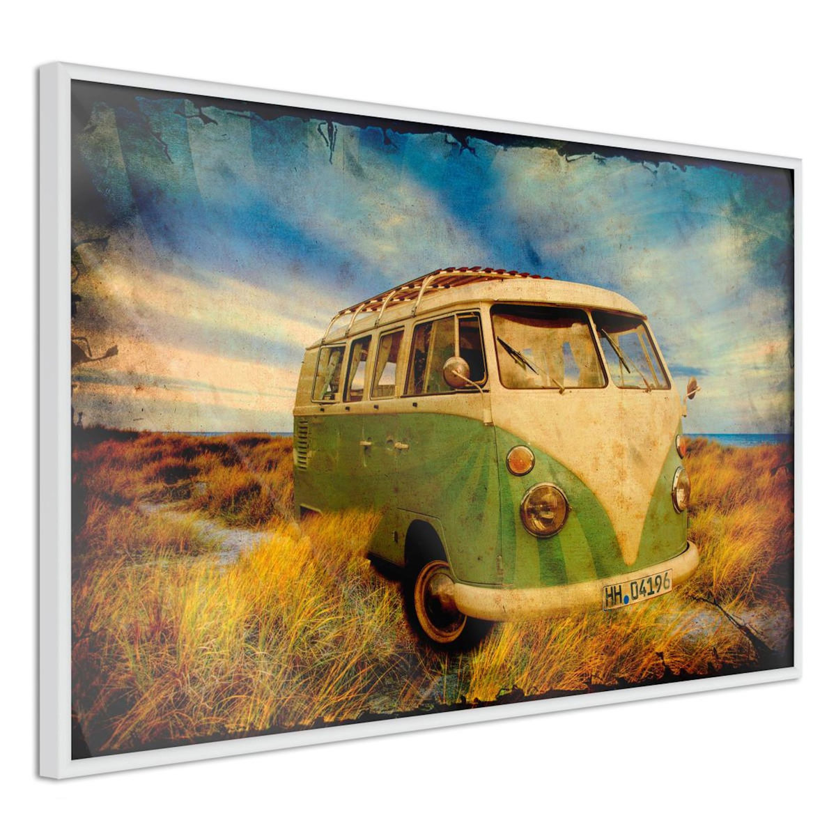 Paris Prix Affiche Murale Encadrée  Hippie Van I