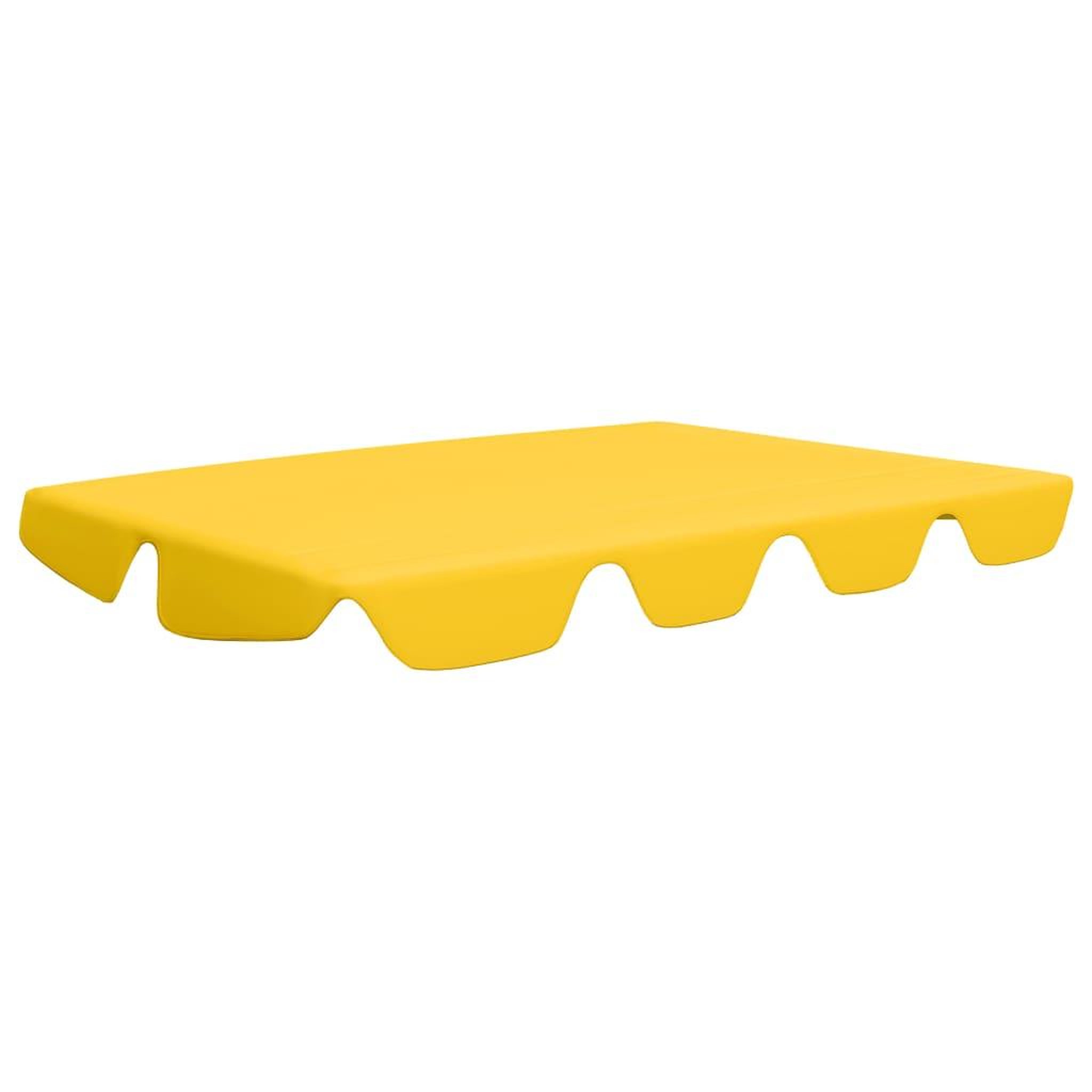 Voir la diapositive 2 : VIDAXL Toit de rechange de balançoire Jaune 150/130x105/70 cm