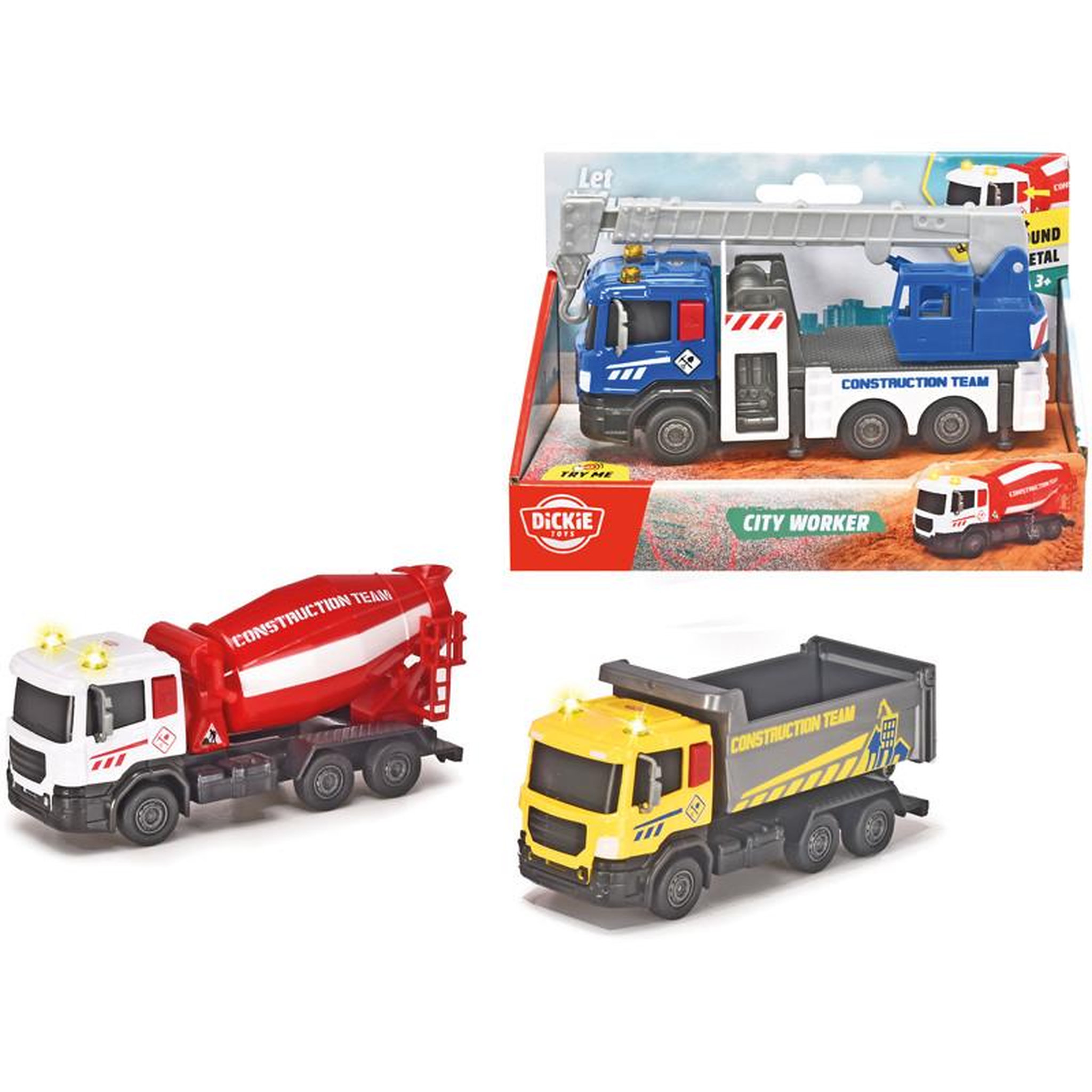 Dickie VEH 17CM DICKIE CAMION ASSORTIMENT Smoby SMY203722014