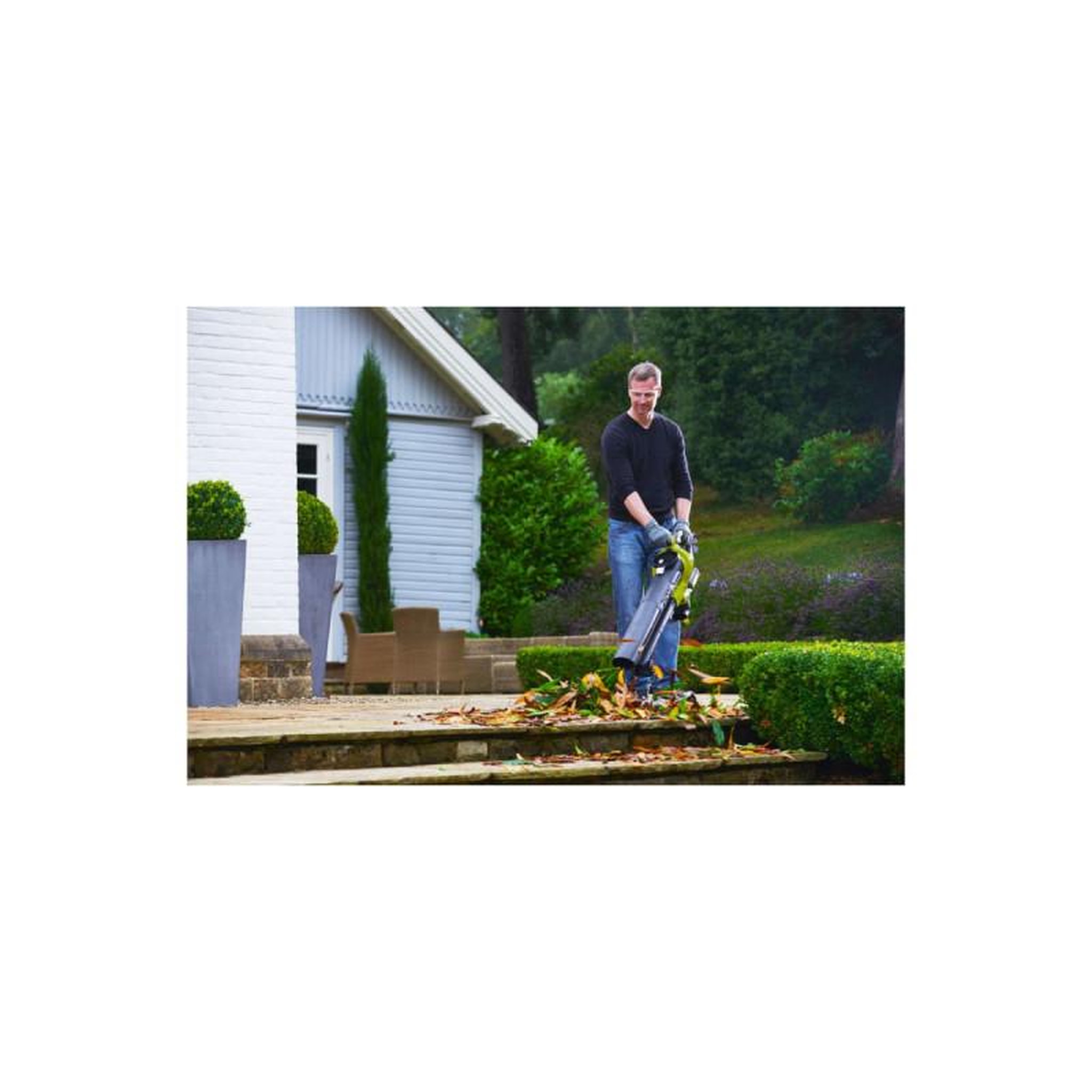 Voir la diapositive 4 : Ryobi Souffleur aspiro-broyeur ryobi 36v rbv36b