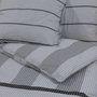 Voir la diapositive 5 : VIDAXL Ensemble de housse de couette Gris 140x200 cm Coton