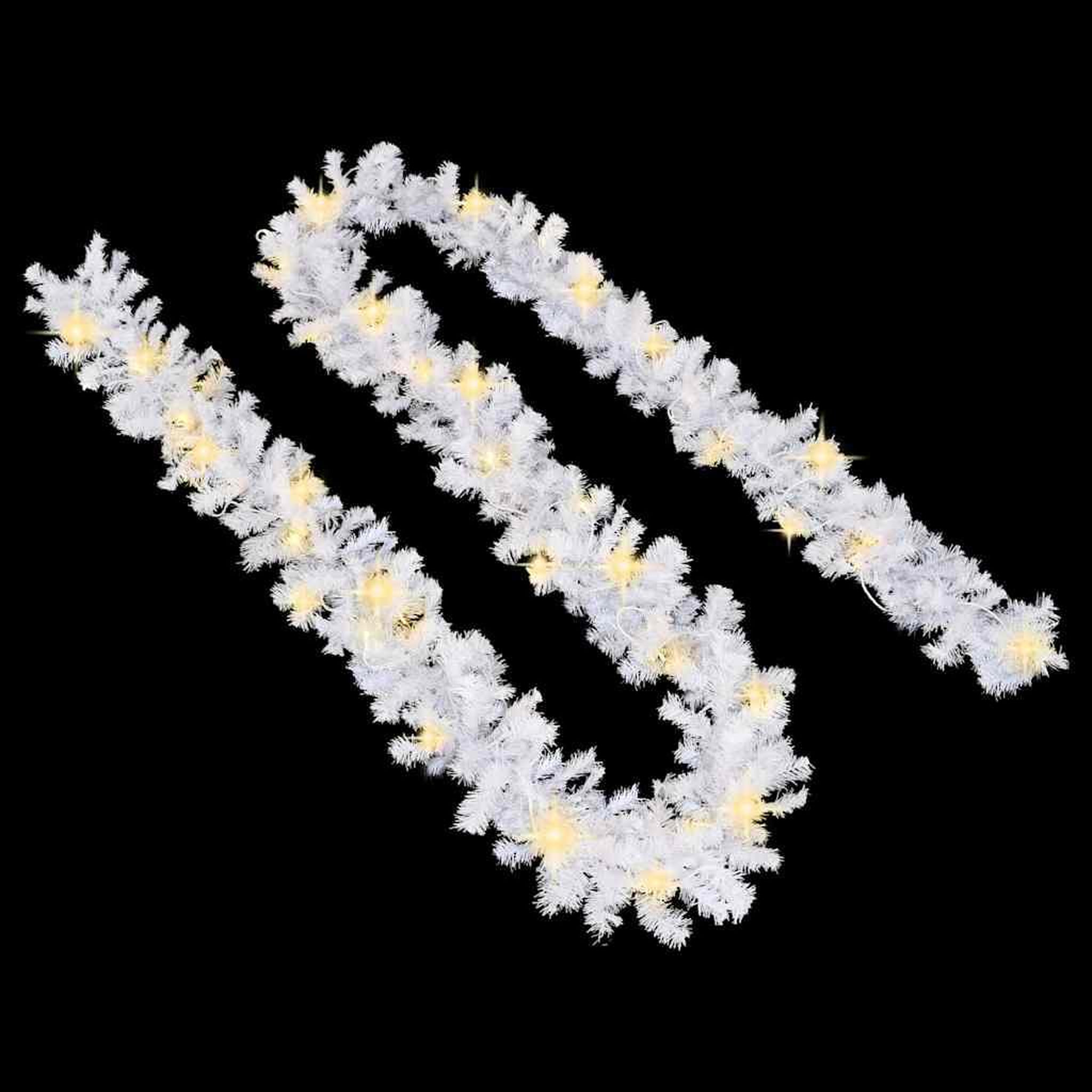 Voir la diapositive 4 : VIDAXL Guirlande de Noël avec lumieres LED 5 m Blanc