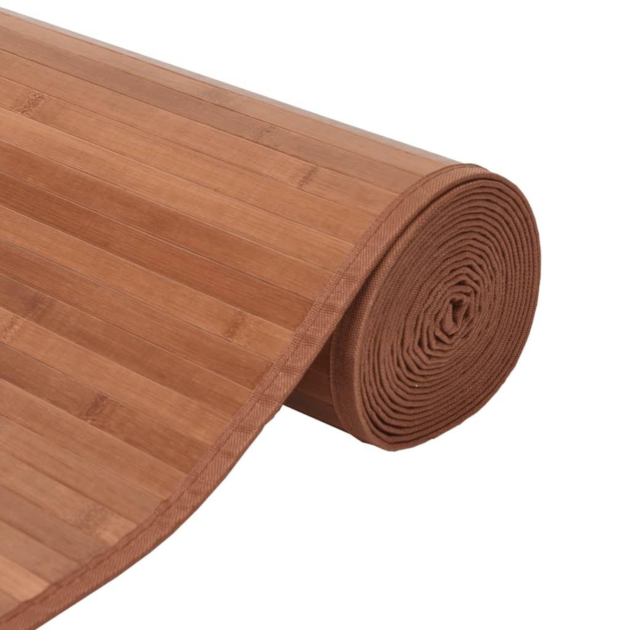 Voir la diapositive 4 : VIDAXL Tapis rectangulaire marron 70x500 cm bambou