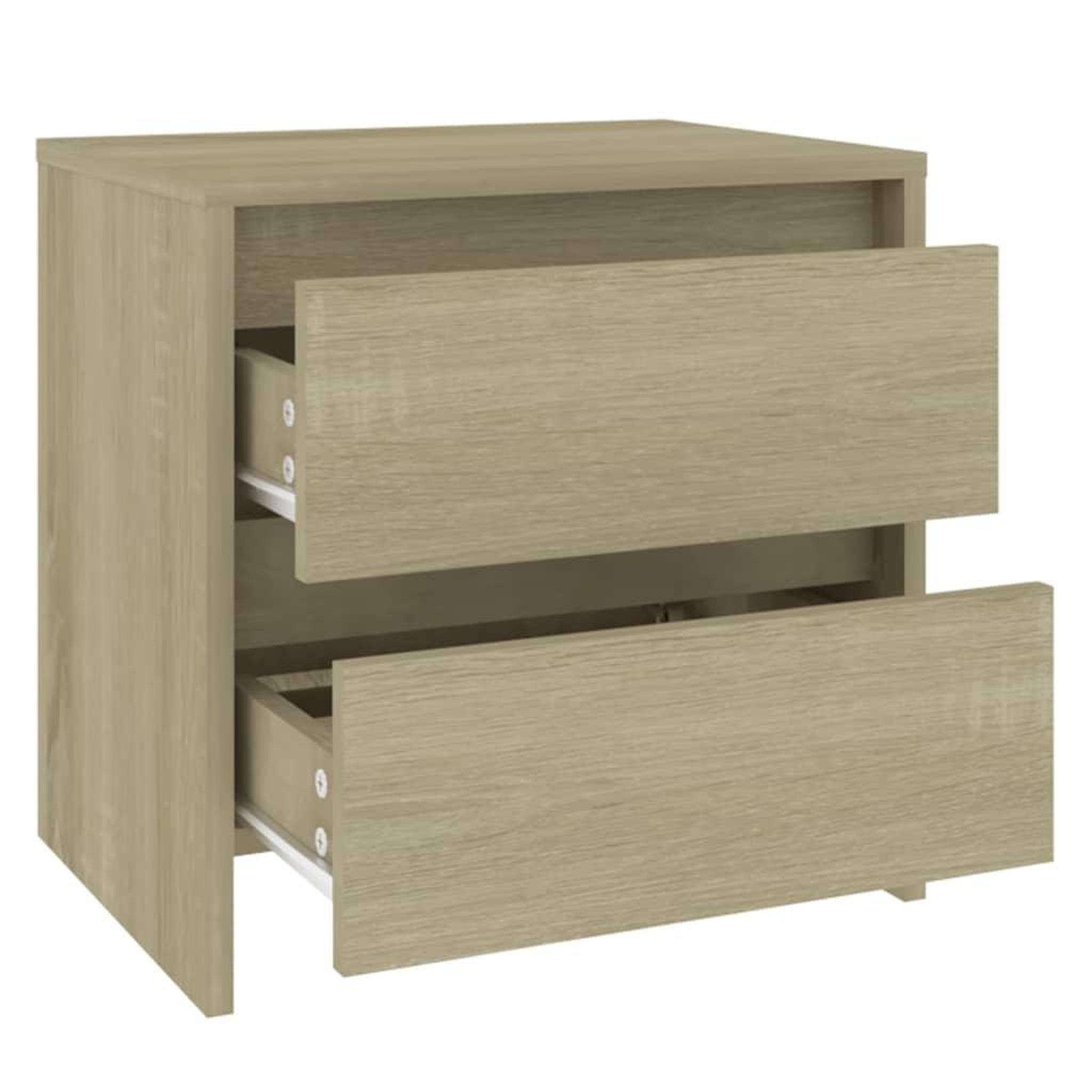 Voir la diapositive 4 : VIDAXL Table de chevet chene sonoma 45x34,5x44,5 cm bois d'ingenierie