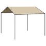 Voir la diapositive 2 : VIDAXL Tente a auvent beige 3x3 m acier et tissu
