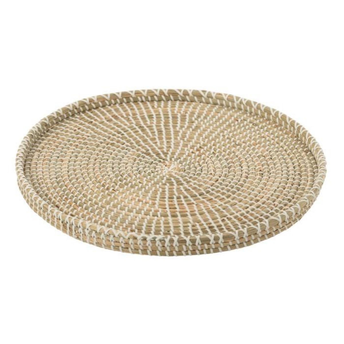 Paris Prix Plateau Déco en Jonc de Mer  Reid  43cm Naturel