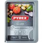 Voir la diapositive 2 : PYREX Plat à four rectangle 35x26cm en métal MAGIC SILVER