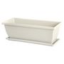 Voir la diapositive 1 : Telcom Jardinière en plastique L50xH20 cm blanc crème