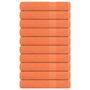 Voir la diapositive 1 : VIDAXL Serviettes 10 pcs orange 100x200 cm 360 g m² 100% coton