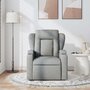 Voir la diapositive 3 : VIDAXL Fauteuil de massage inclinable Gris clair Tissu