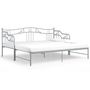 Voir la diapositive 2 : VIDAXL Cadre de canape-lit extensible sans matelas gris metal 90x200cm