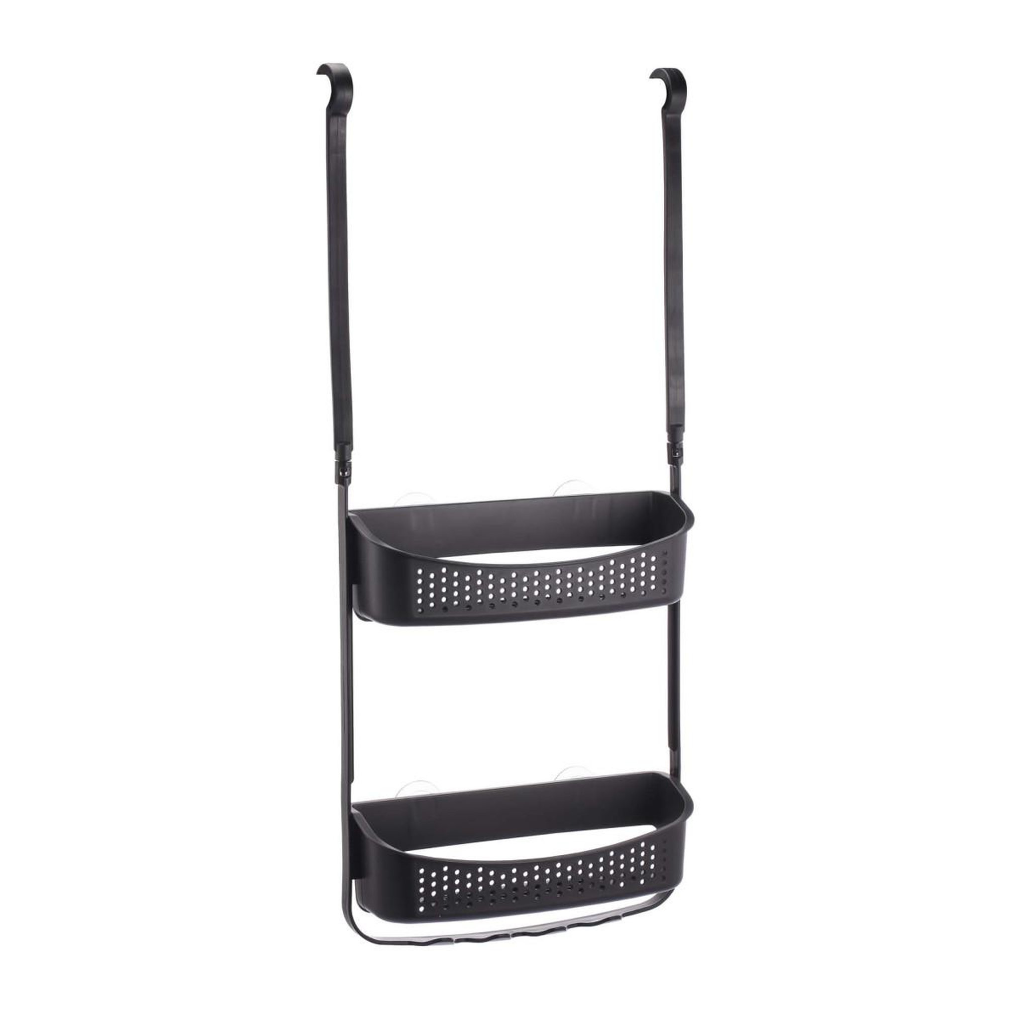 Douceur d'Intérieur Serviteur de Douche 2 Paniers  Vesper  69cm Noir