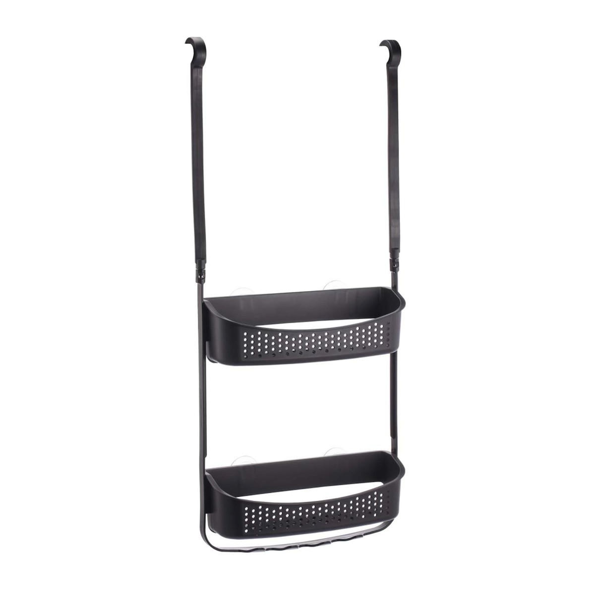 Paris Prix Serviteur de Douche 2 Paniers  Vesper  69cm Noir