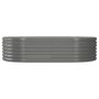 Voir la diapositive 3 : VIDAXL Lit sureleve de jardin Acier enduit de poudre 152x80x36 cm gris