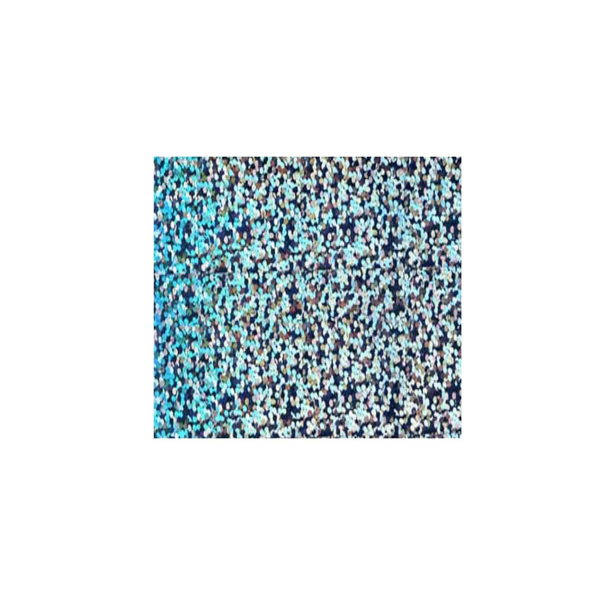 HABITABLE Adhésif décoratif pour meuble effet paillettes - 200 x 45 cm - bleu