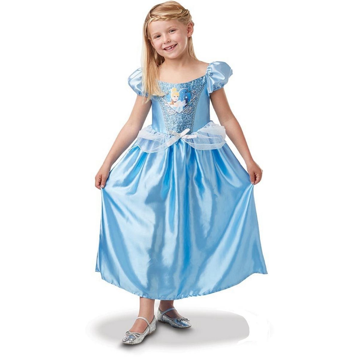 RUBIES Déguisement classique sequin Cendrillion taille S 3/4 ans - Disney Princesses  