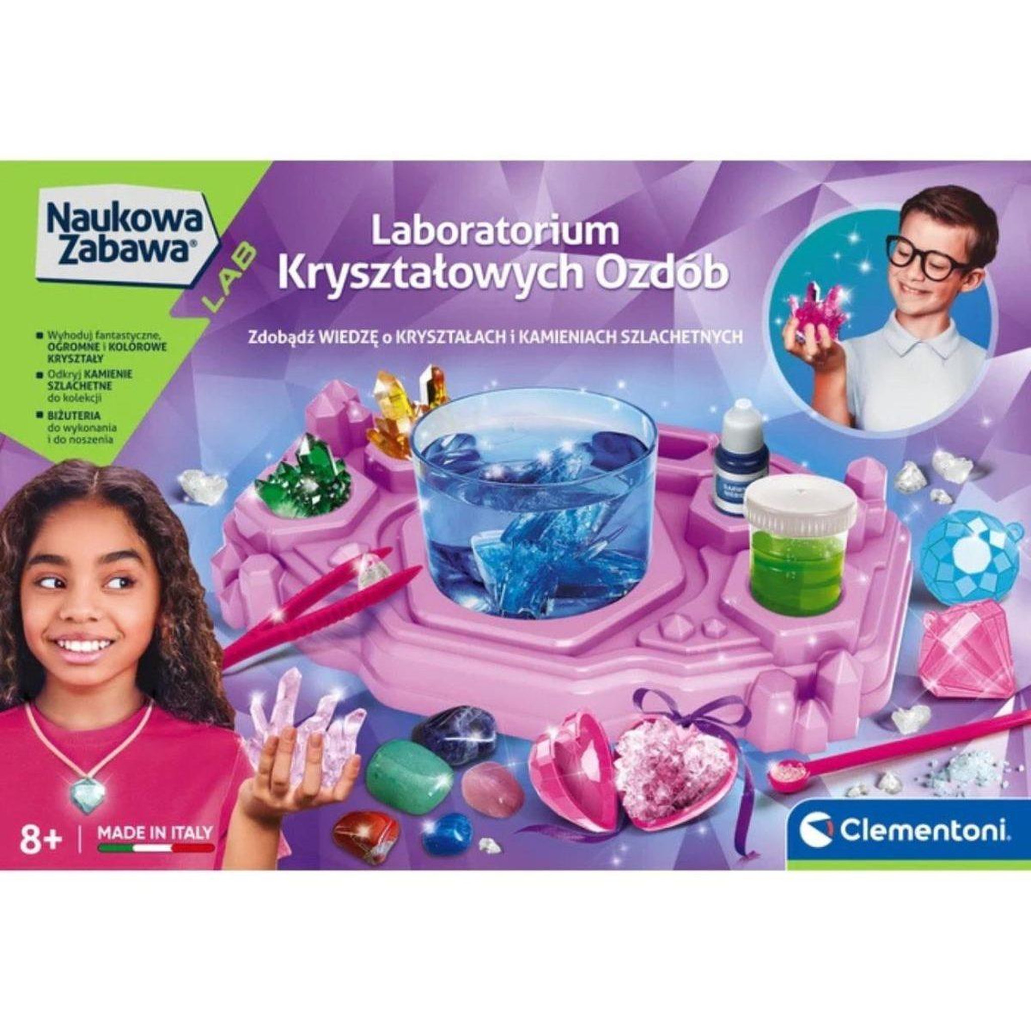 Voir la diapositive 3 : CLEMENTONI Coffret scientifique  50398 science  and  jeu - laboratoire de cristaux