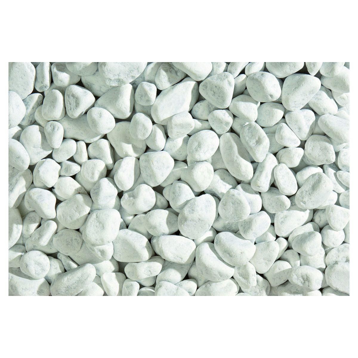 GRANULATI ZANDOBBIO GALETS MARBRE BLANC 2540 25/40 MM SAC 20 KG